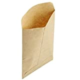 100PCS Buste per buste ibride Sacchi di carta Kraft Sacchetto di immagazzinaggio per imballaggio semi di grano di mais( 6*11cm)