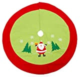 11387 Coperta natalizia per albero Babbo Natale, tessuto in feltro, decorazione per albero di Natale