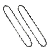 2 catene per motosega da 16 pollici, distanza della catena 3/8", spessore del pignone 1,3 mm, 56 maglie, adatto per ...