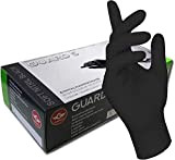200 pezzi. (1 scatola) nero guanti usa e getta - guanti senza polvere di nitrile guanti da cucina, Tattoo, ambulanza ...
