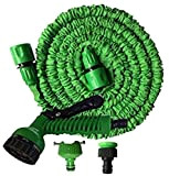 25FT/ 50FT/ 75ft/ 100FT Expanding Garden Water Hose Pipe with 7 Function Spray Gun Expandable Flexible Magic Hose Anti-Leakage Lightweight ...