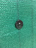 30 clips di fissaggio GRIPNET trattate anti-UV per tela di ocultacion su pannelli rigidi (diametro perno 5 mm)