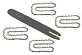 35 cm; 1,3 mm; 3/8"; spada da 50 TG + 4 catene – Set compatibile con Alpina, motosega Oleo-Mac