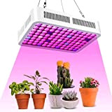 600w Lampada per Coltivazione, Serie con Lenti ottiche LED, Spettro Completo con UV Adatto alla Coltivazione Indoor per Fase vegetativa ...
