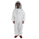 Abbigliamento per apicoltori e apicoltori tuta protettiva con velo per apicoltori e apicoltori sicurezza ventilata unisex