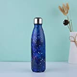 ABUKJM Bottiglia di Acqua in Acciaio Inossidabile di qualità Premium Floreale Thermos da 500 Ml A Colori, Tieniti Caldo per ...