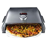 Activa Pizza Box 2020 Acciaio Inossidabile Pizza, ca. 44,5 x 13 x 35,5 cm, Forno per Pizza con indicatore di ...