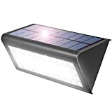 Aglaia Luce Solare, Lampada Solare da Esterno con Sensore di Movimento, 38 LED, 4W, Applique Lampada ad Energia Solare per ...