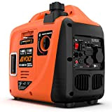 AIVOLT Generatore Inverter 1400 Watt Generatore di emergenza a benzina silenzioso per campeggio, festival e uso domestico con 2 prese ...