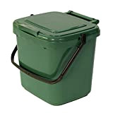 All-Green, 7L compostiera con Guida al compostaggio, Verde