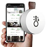 ALLOMN Igrometro Termometro Wireless, Mini Sensore di umidità della Temperatura Bluetooth 5.0 con Esportazione Dati e Avvisi per iOS Android, ...