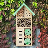Almineez - Insetto in legno naturale per insetti e insetti a forma di farfalla, per casa, hotel, casa, per tenere ...