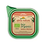Almo Nature (U500T) Bio-Organic Monoproteico- Cibo Umido Per Cani Adulti Al Salmone - 1.86 Kg