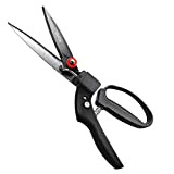 Amazon Brand –EONO Power-Lever Grass Shears-180 Degree Rotary Blades,High Carbon Steel,Less Effort,Comfortable