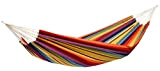 AMAZONAS Amaca classica XL Barbados Rainbow fatta a mano in Brasile fino a 200 kg di capacità di carico con ...
