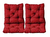 Ambientehome – Set di 2 cuscini seduta e schienale per sedia Hanko, circa 50 x 98 x 8 cm, imbottito