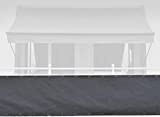 Angerer Paravista per Balcone Design Style Antracite, 75 cm, Lunghezza: 8 Metro