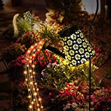 Annaffiatoio LED solari luce da giardino, decorazione per esterni, decorazioni per giardino delle fiabe Star Shower, resistente alle intemperie, per ...