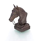 Antikas – Decorazione Hogar Testa di Cavallo – Statuette di Cavalli – Decorazione Cavalli Stalla Estatuas