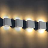 Applique da parete LED, Moderna Lampada da Parete Interno 3000K su e giù per lampada da parete per soggiorno, camera ...