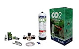 Aquili CO225 Kit Co2 con Riduttore 2 Manometri e Bombola USA e Getta 600 Gr, Modello Classic, Multicolore