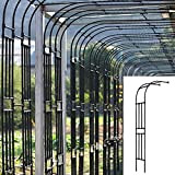 Arco da giardino a metà lato per piante rampicanti in metallo pergolato pergolato traliccio per esterni interni viti di rose ...
