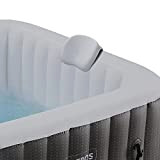 Arebos 1x Cuscino del Collo | Poggiatesta per Whirlpools | Bianco | Schiuma PU Impermeabile | Resistente alle Sostanze chimiche ...