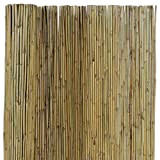 Arella Canna Passante in Bamboo Marrone Filo passante recinzioni ombra esterno 100x300 cm EV