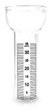ARTECSIS - Vetro di Ricambio per pluviometro a Forma di Rana, Mouse, ECC, Scala Fino a 35 mm/mq