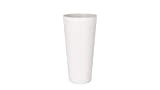 Artevasi Porto High Pot - Vaso Alto, Plastica, Bianco, Altezza 80 cm, Diametro 37 cm