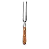 Ausonia - 64410 Forchettone forgiato da cucina arrosto carne barbecue manico legno Cm 16
