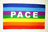 AZ FLAG Bandiera Arcobaleno Pace 90x60cm - Bandiera Pace - Rainbow Flag 60 x 90 cm