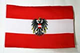 AZ FLAG Bandiera Austria con Aquila 150x90cm - Gran Bandiera AUSTRIACA con Stemma 90 x 150 cm Poliestere Leggero - ...