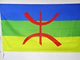 AZ FLAG Bandiera CABILIA 150x90cm - Bandiera BERBERA - Algeria 90 x 150 cm Foro per Asta
