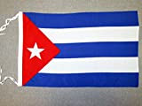 AZ FLAG Bandiera Cuba 45x30cm - BANDIERINA Cubana 30 x 45 cm cordicelle