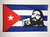 AZ FLAG Bandiera Cuba con Fidel Castro 150x90cm - Bandiera Cubana 90 x 150 cm Foro per Asta