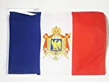 AZ FLAG Bandiera NAPOLEONE Bonaparte Primo Impero Francese 45x30cm - BANDIERINA Blasone Francia 30 x 45 cm cordicelle