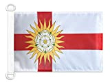 AZ FLAG Bandiera NAVALE CONTEA di Yorkshire West Riding 45x30cm - Bandiera MARITIMA County of York - Inghilterra 30 x ...