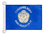 AZ FLAG Bandiera NAVALE Yorkshire Born And Proud of IT 45x30cm - Bandiera MARITIMA Nato E Fiero di Esso 30 ...