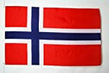 AZ FLAG Bandiera Norvegia 150x90cm - Gran Bandiera Norvegese 90 x 150 cm Poliestere Leggero - Bandiere