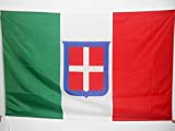 AZ FLAG Bandiera Regno d'Italia 1861-1946 90x60cm - Bandiera Reale Italiana 60 x 90 cm Foro per Asta