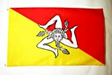 AZ FLAG Bandiera Sicilia 150x90cm - Bandiera SICILIANA - Italia 90 x 150 cm