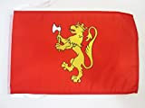 AZ FLAG Bandiera STANDARDO Reale di Norvegia 45x30cm - BANDIERINA del Regno Norvegese 30 x 45 cm cordicelle