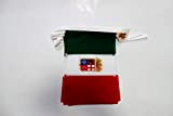 AZ FLAG Ghirlanda 6 Metri 20 Bandiere Italia Marina Militare 21x15cm - Bandiera Italiana NAVALE 15 x 21 cm - ...