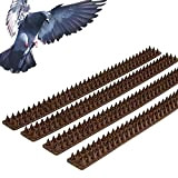 BAKAJI Dissuasori per Volatili Piccioni Plurispillo Plastica 10 Pezzi per Uccelli Colombi Totale 5 Metri