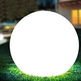 Bakaji Lampada Design Sfera da Giardino Diametro 30 cm Luce Illuminazione Esterno da Terra o Tavolo Attacco E27 Lampadina Max ...