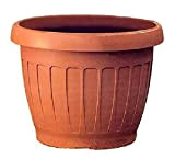 Bama Vaso in ABS, Color Terra Cotta, Ø 40 cm, Terracotta