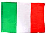 Bandiera Italia, Bandiera Nazionale Italiana, Misura 145X90cm, Tessuto Poliestere Con Passante Per L'Asta (Italy)