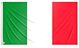 BANDIERA ITALIANA GRANDE 150X90 BANDIERA ITALIA DA BALCONE DA ESTERNO