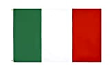 Bandiera Italiana Tricolore con Asole in Metallo Tricolore Italiano 100x150